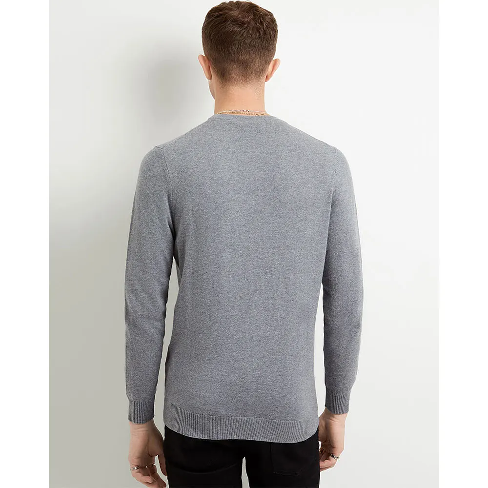 Cotton Merino Crew Neck Jumper