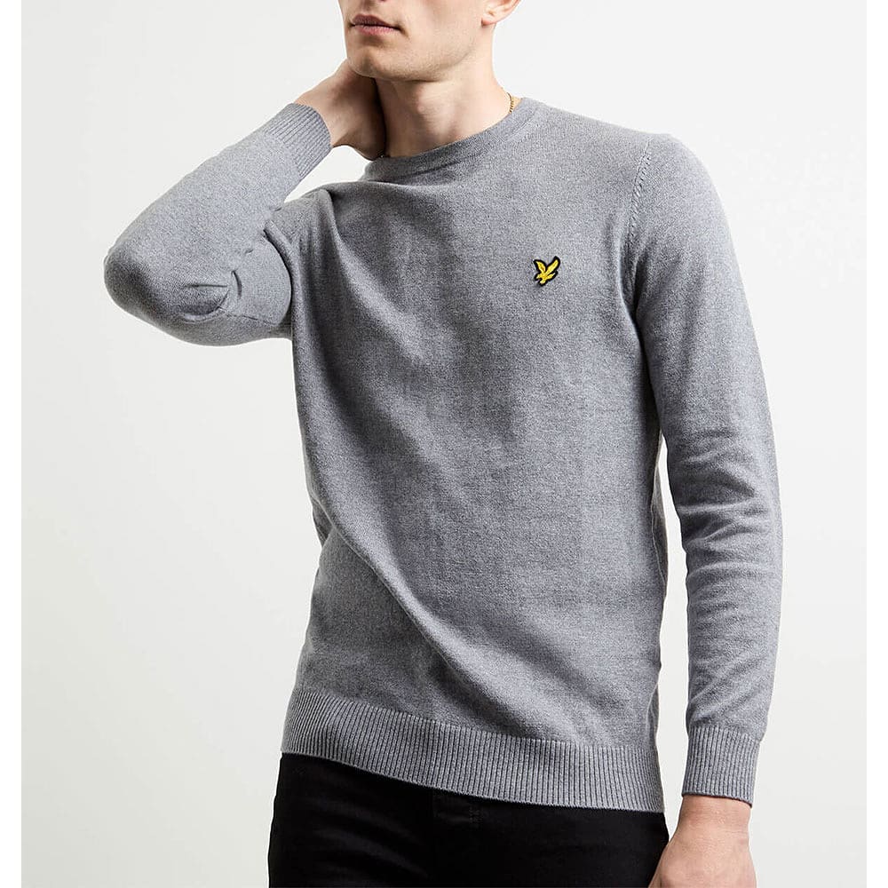 Cotton Merino Crew Neck Jumper