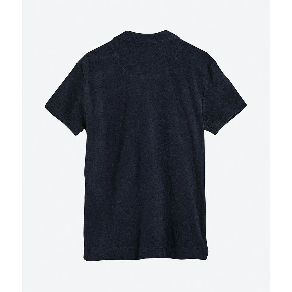 Navy Polo Terry Shirt