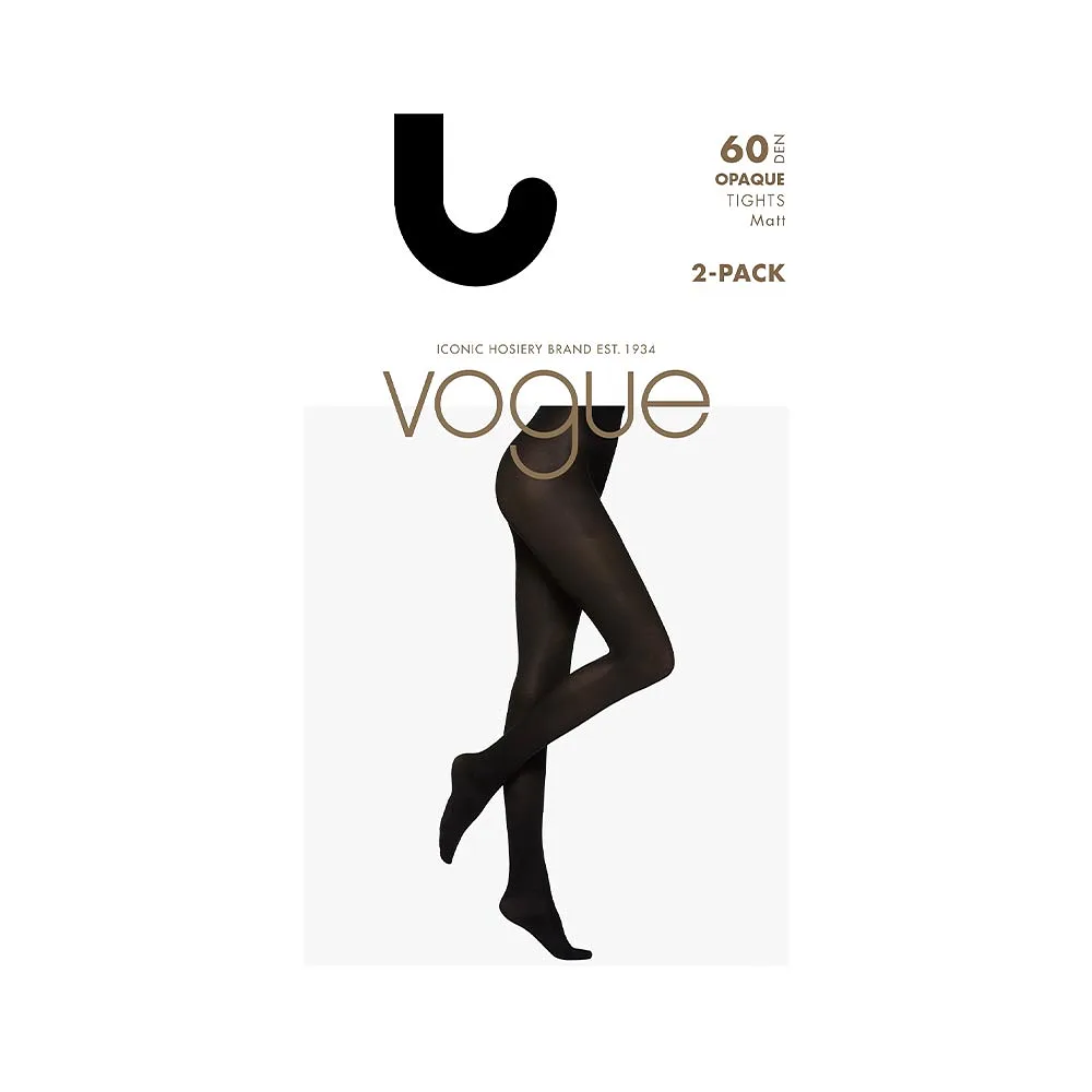 Tights 2-pack Opaque 60 Den