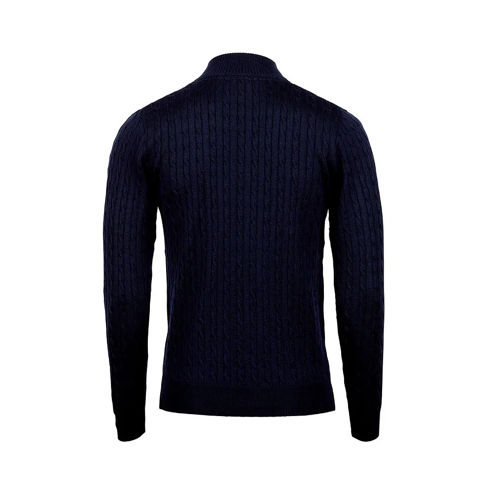 Merino Cable Half Zip