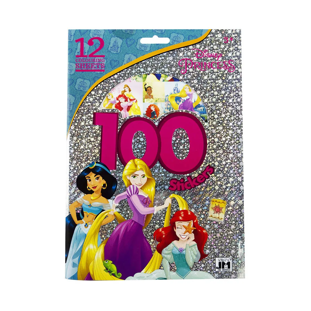 Klistermärken Disney Prinsessor 100-pack