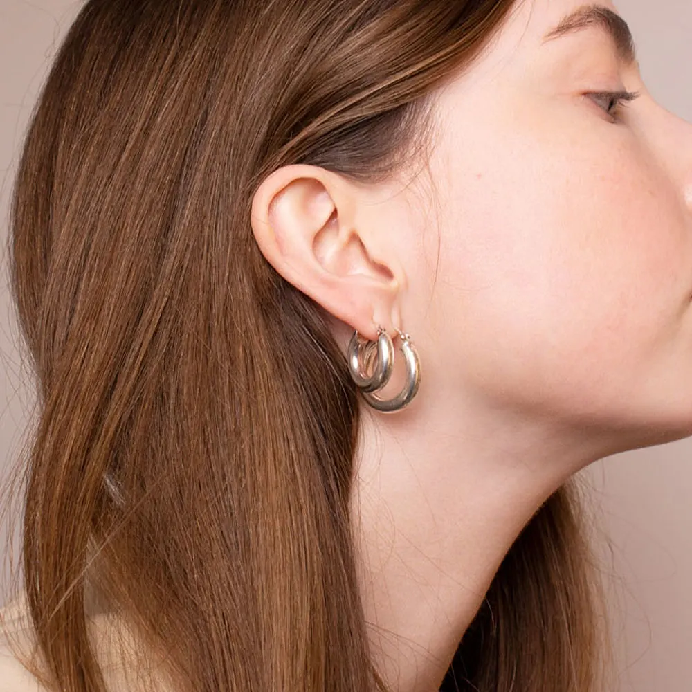 Small Alice Earrings Silver