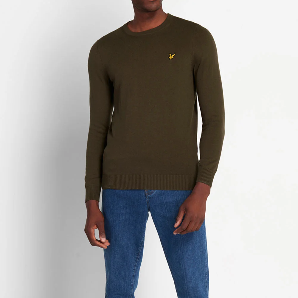 Cotton Merino Crew Neck Jumper