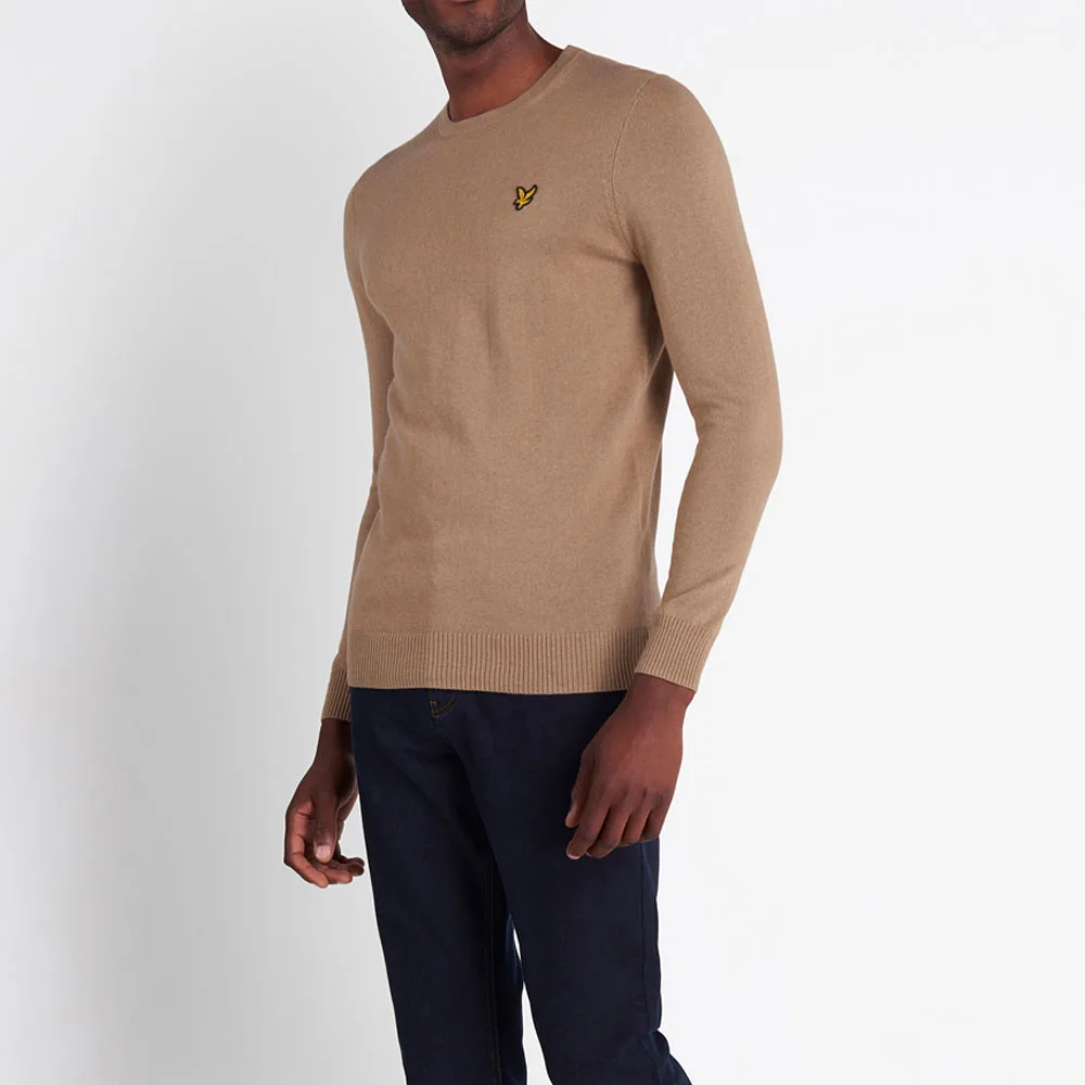 Cotton Merino Crew Neck Jumper