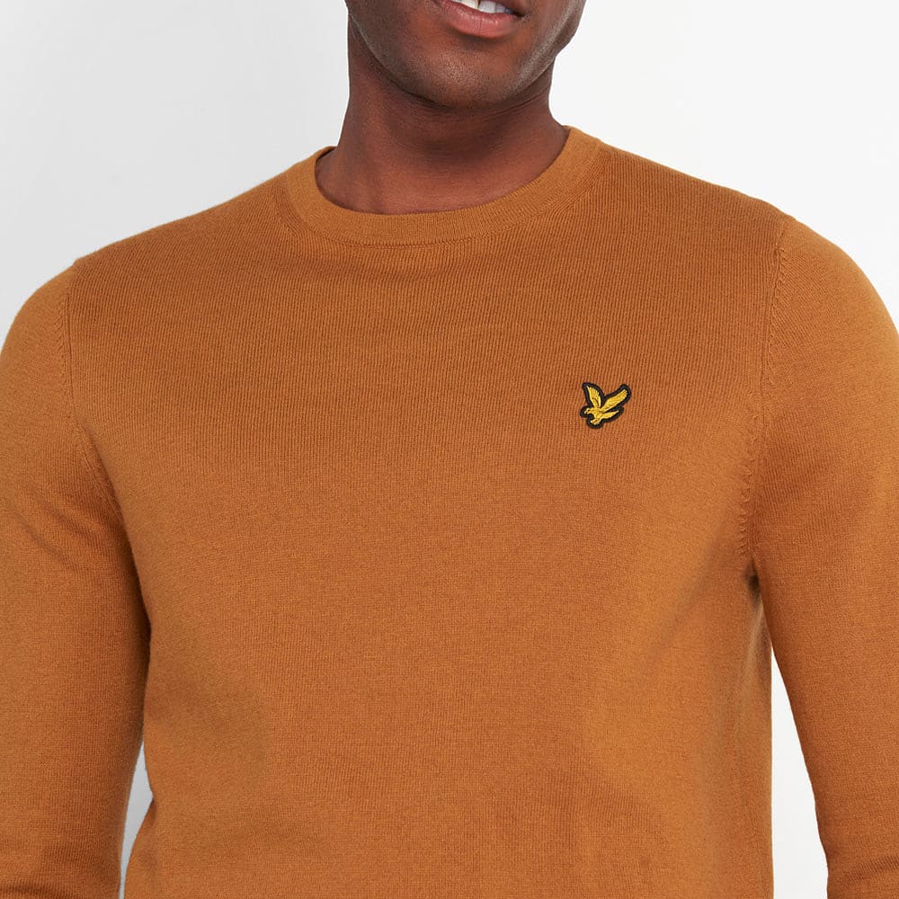 Cotton Merino Crew Neck Jumper