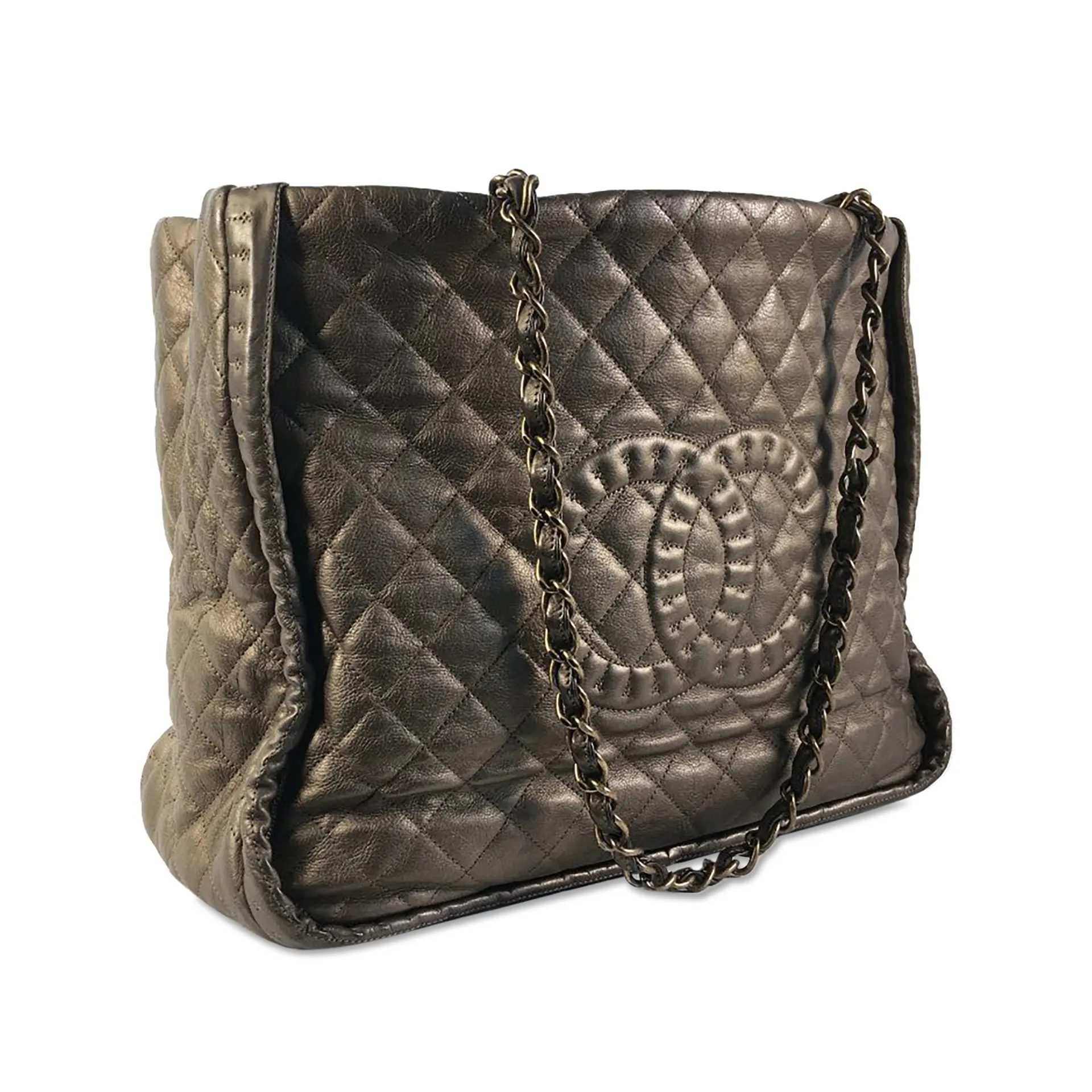 Chanel Cc Quilted Calfskin Istanbul Tote