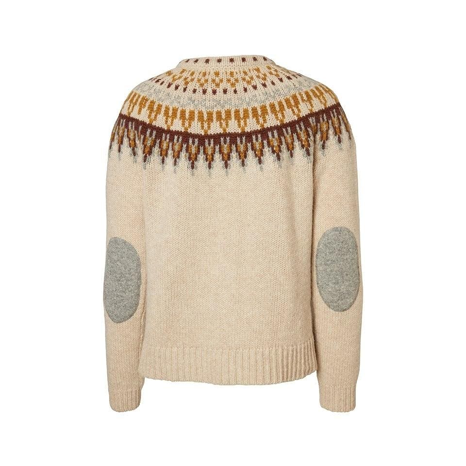 Beige Stickad Cardigan  - Joelle Beige