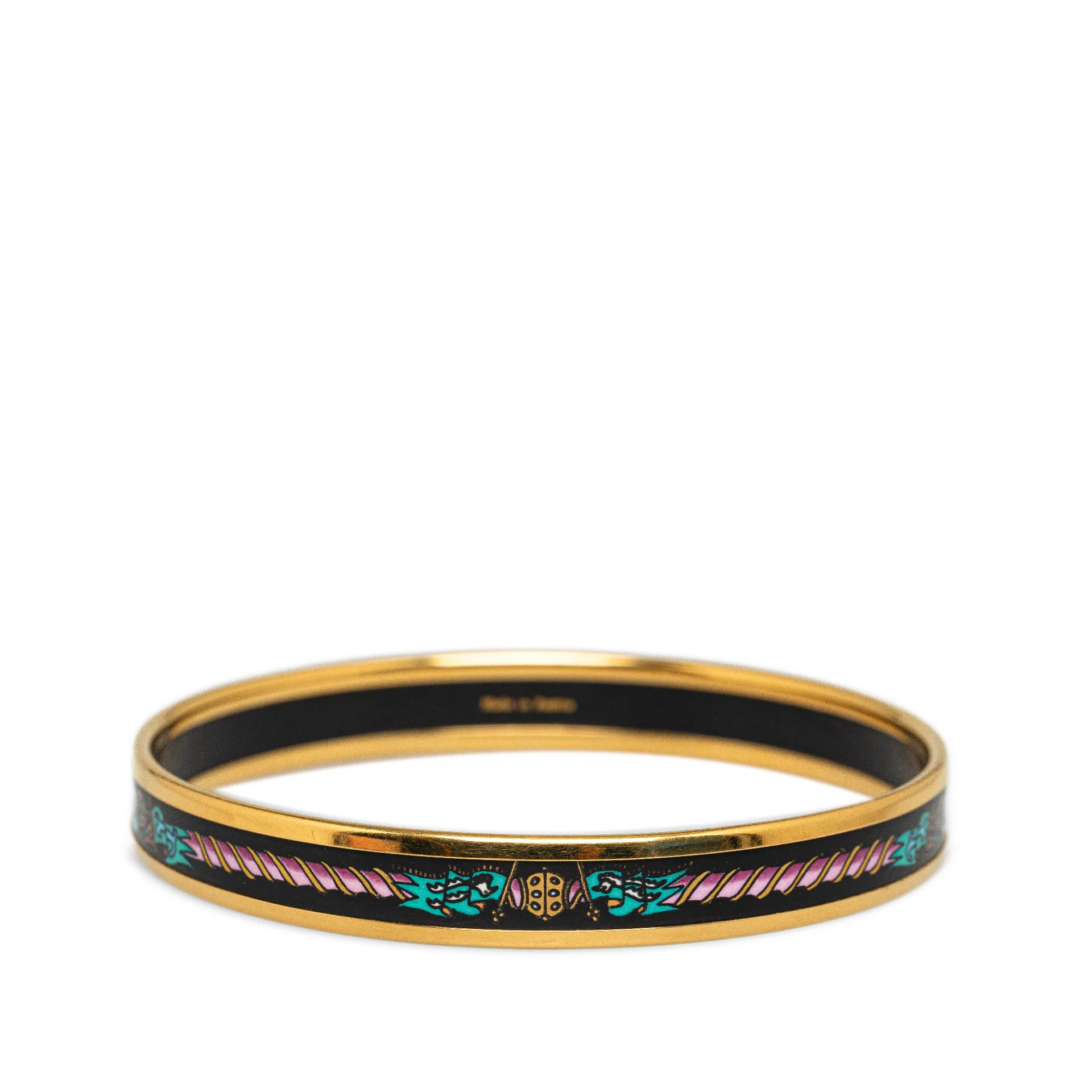 Hermès Enamel Narrow Bangle