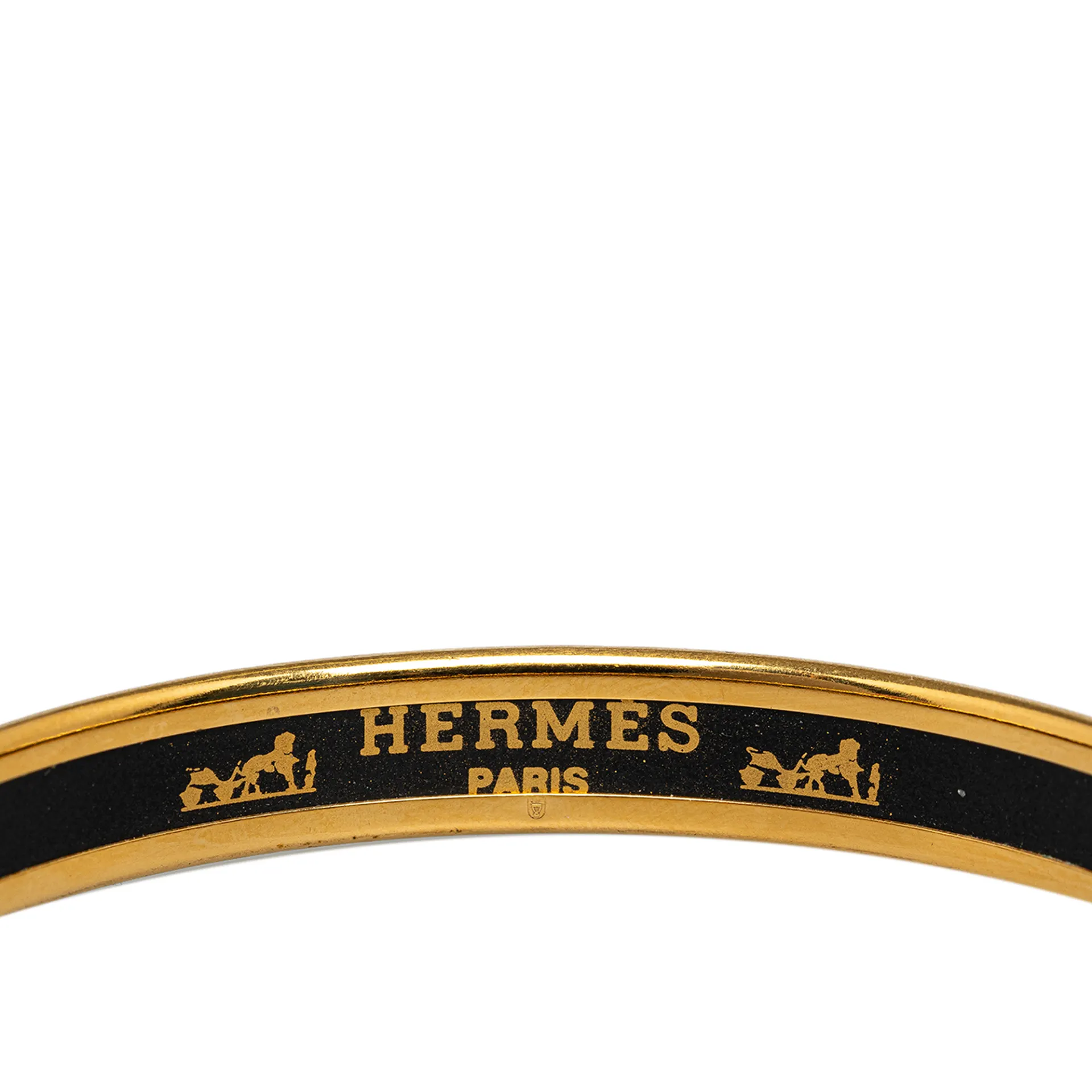 Hermès Enamel Narrow Bangle