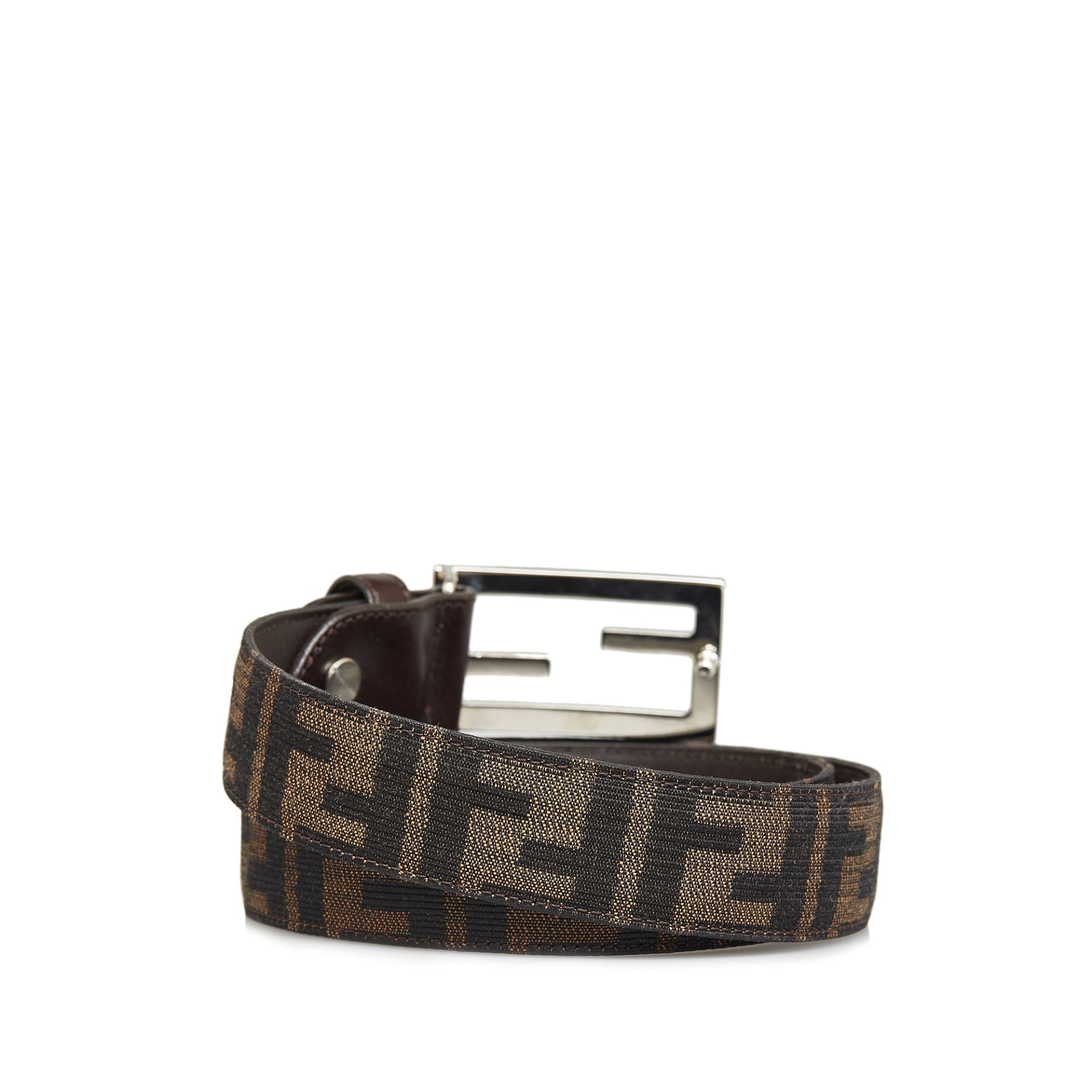 Fendi Zucca Canvas Belt