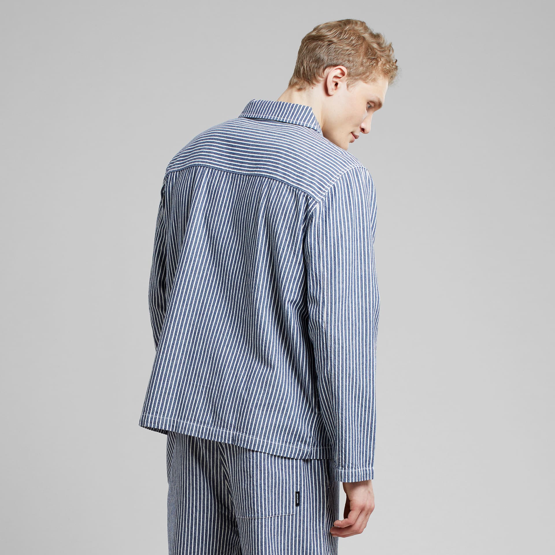 Jacket Kangos Work Stripe Blue