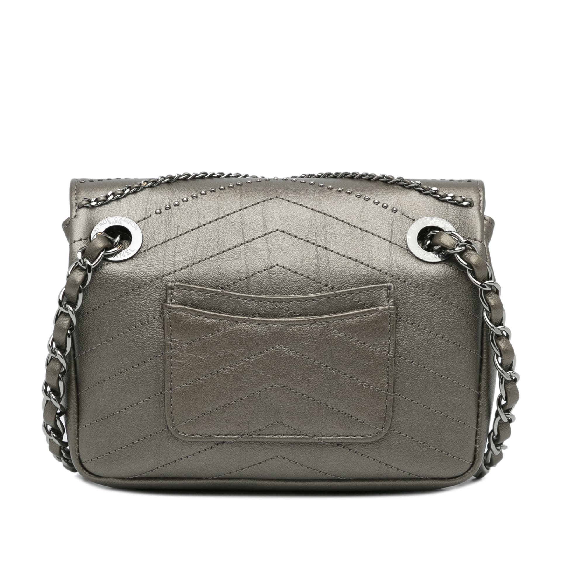 Chanel Small Chevron Data Center Envelope Flap Bag