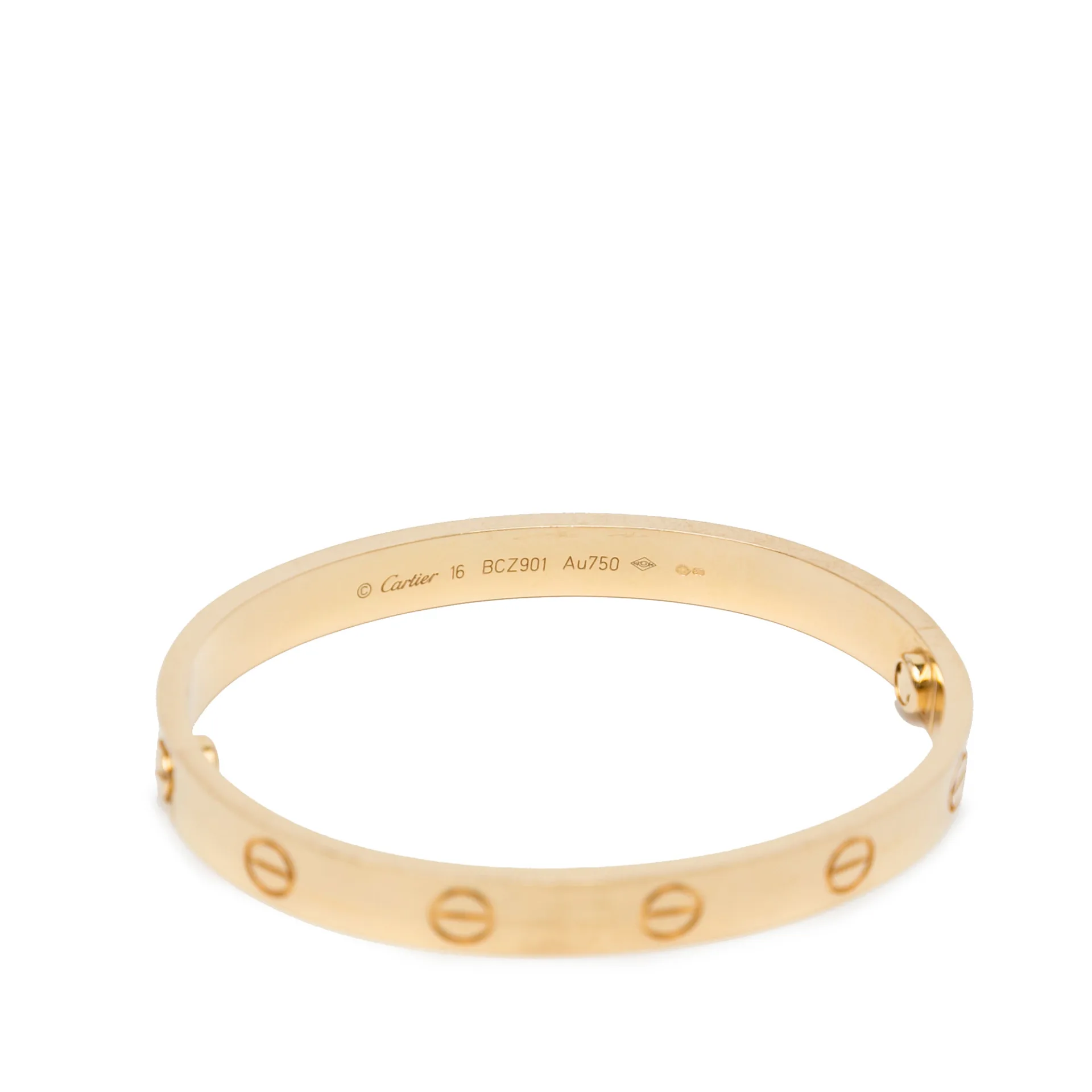 Cartier 18k Gold Love Bracelet