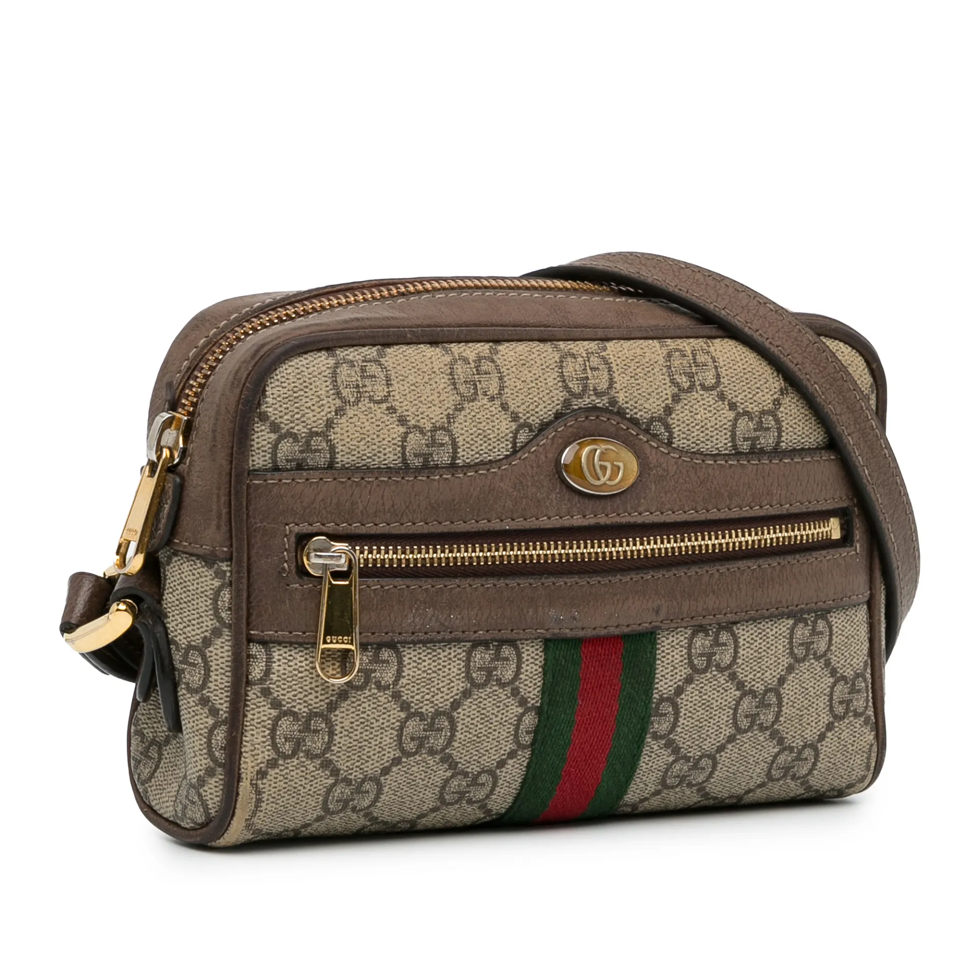 Gucci Mini Gg Supreme Ophidia Crossbody Bag