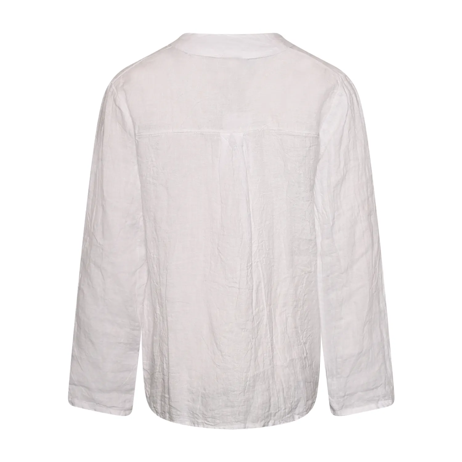 Hildur, Blouse, Linen - White