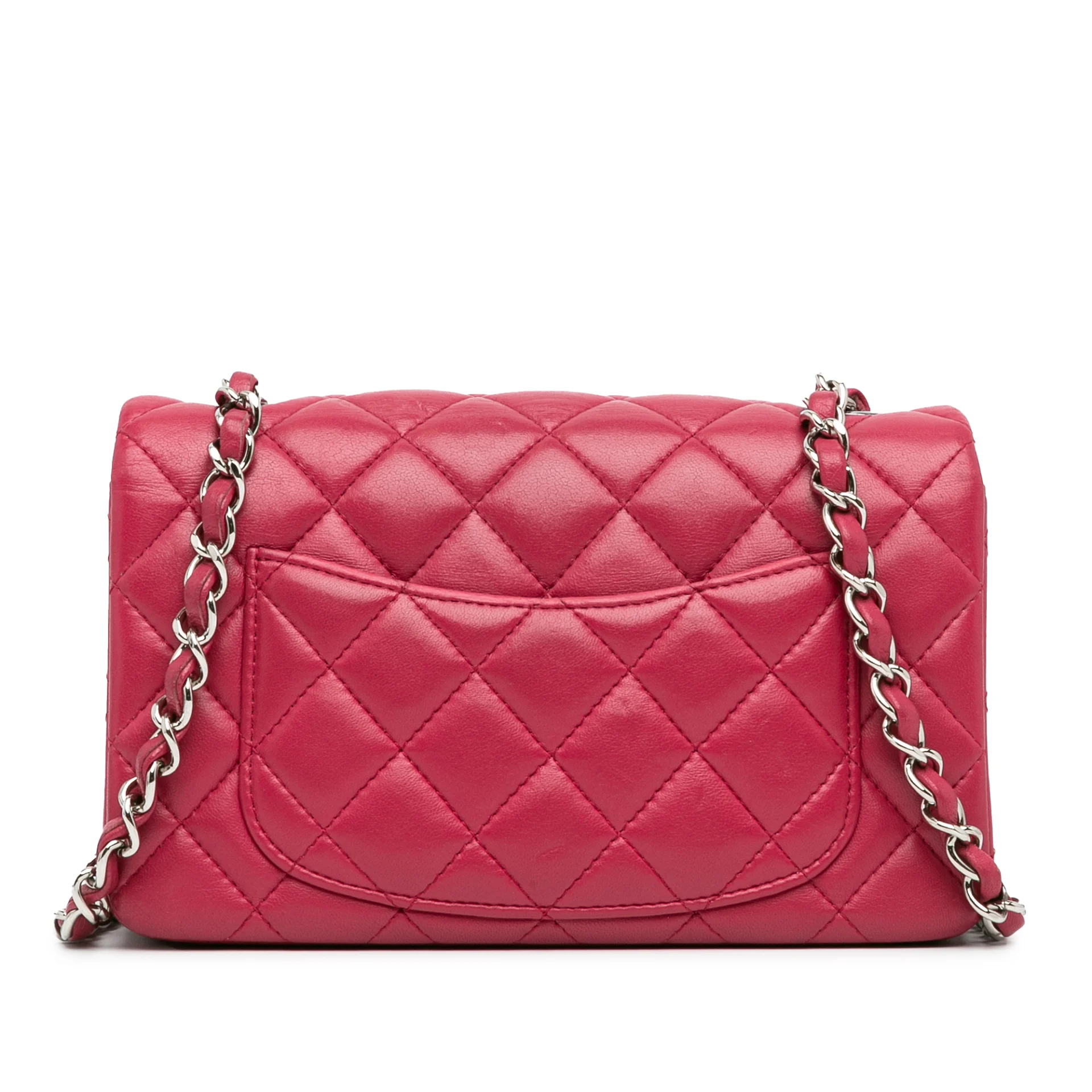 Chanel Mini Rectangular Classic Lambskin Single Flap