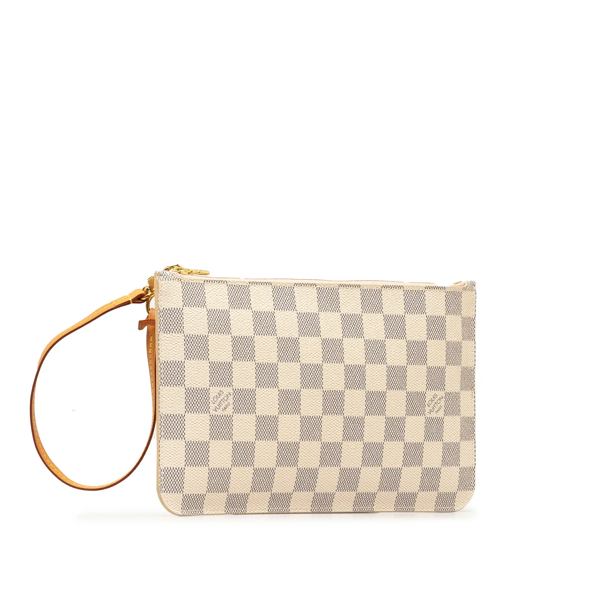 Louis Vuitton Damier Azur Neverfull Mm Pouch