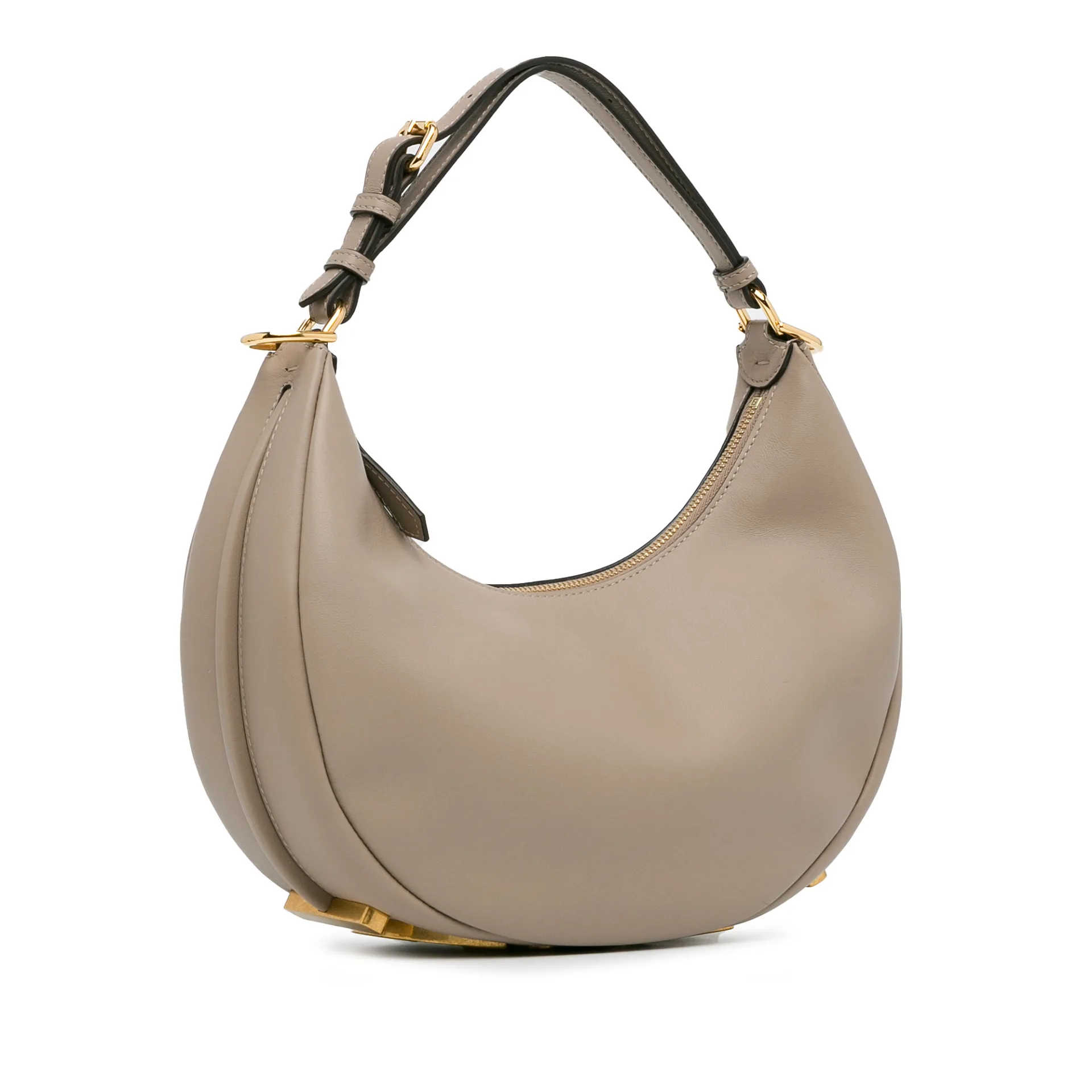 Fendi Small Leather Fendigraphy Hobo