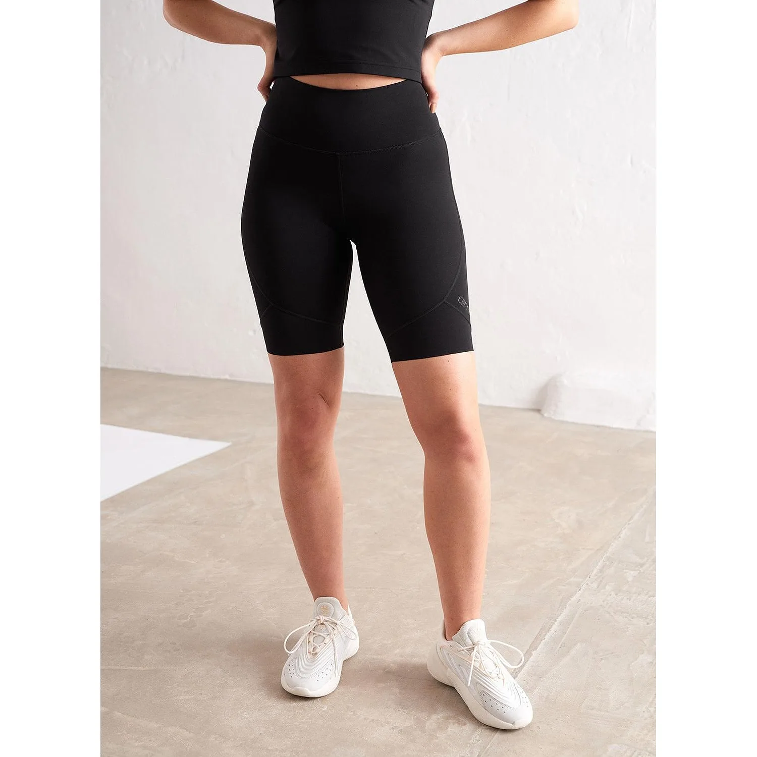 Black Sculpting Biker Shorts