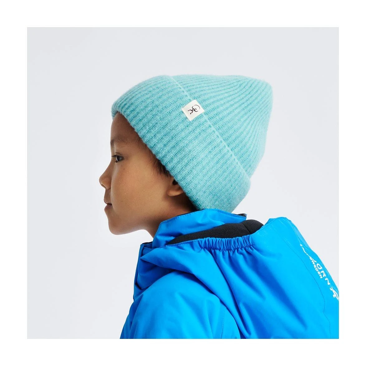 Isbjörn Minty Stickad Beanie