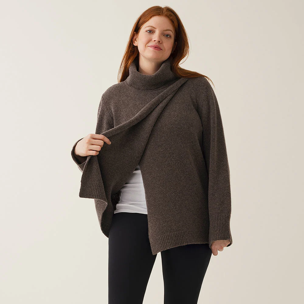 Wool Turtleneck Tunic