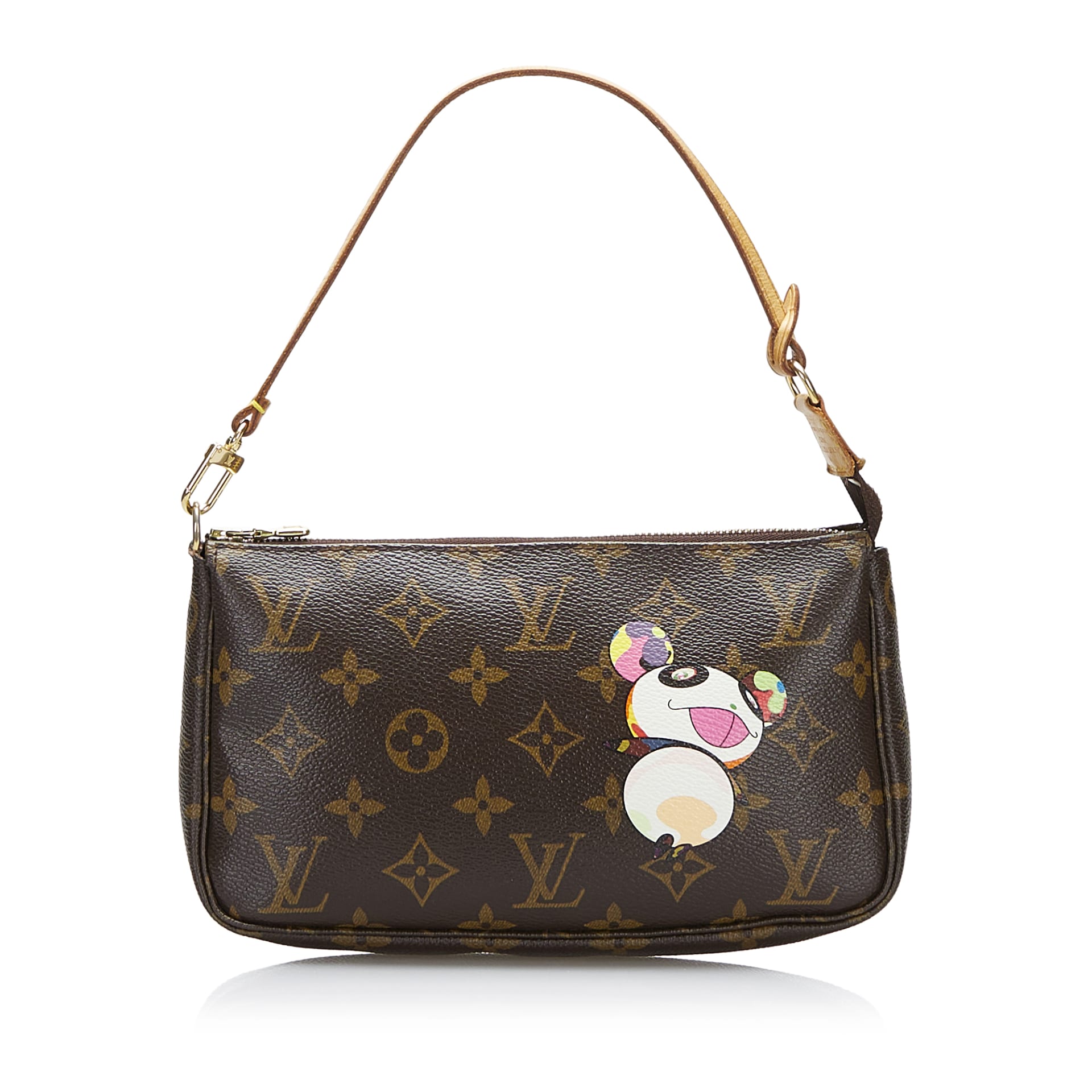 Louis Vuitton Monogram Pochette Accessoires Takashi Murakami Panda