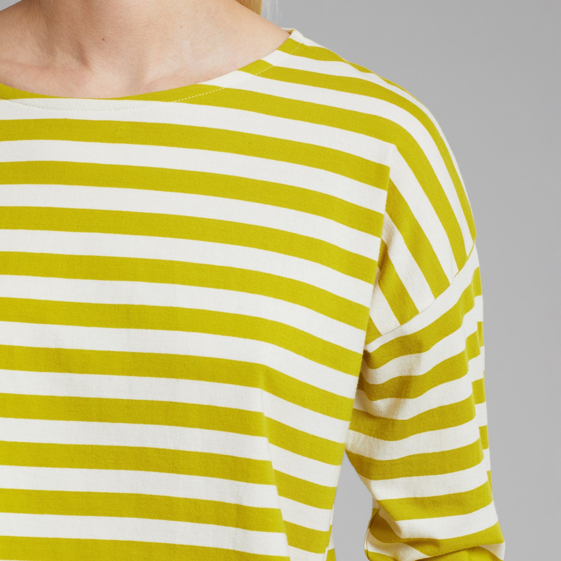 Top Humledal Stripes Citronelle Yellow