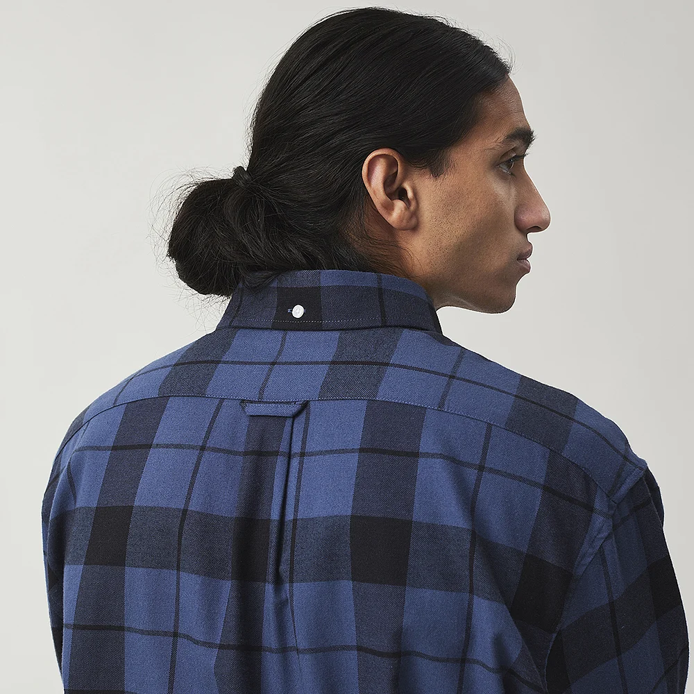 Casual Check Flannel B.d Shirt