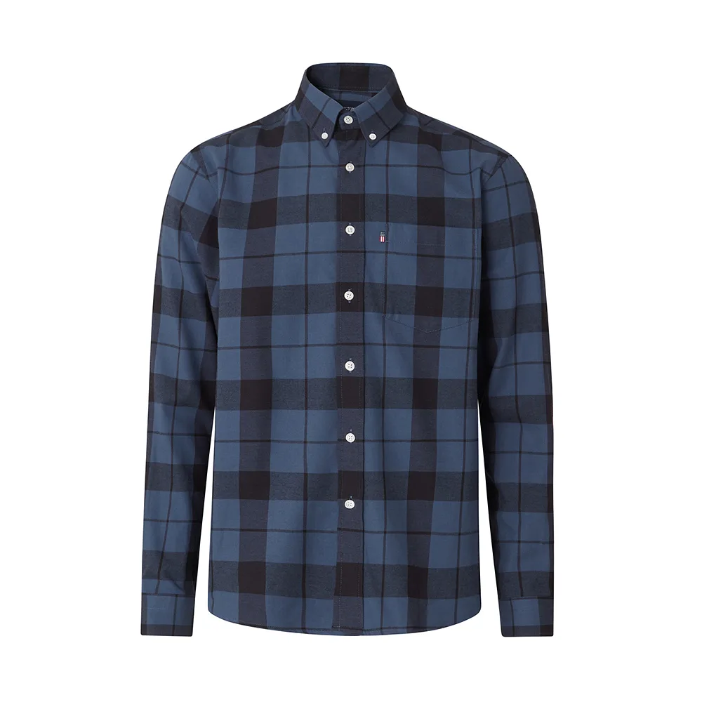 Casual Check Flannel B.d Shirt