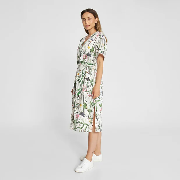 Dress Bornholm Flower Field Off-white