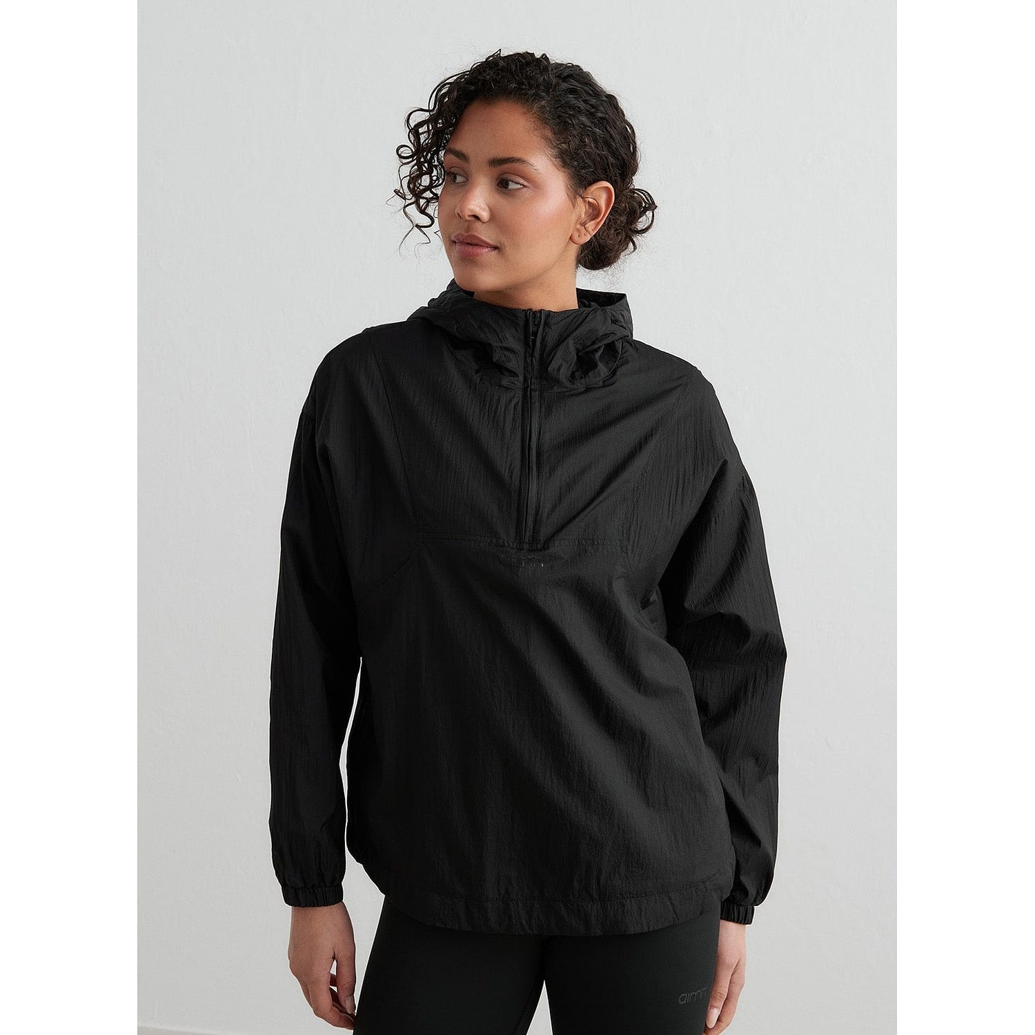 Black Lightweight Anorak