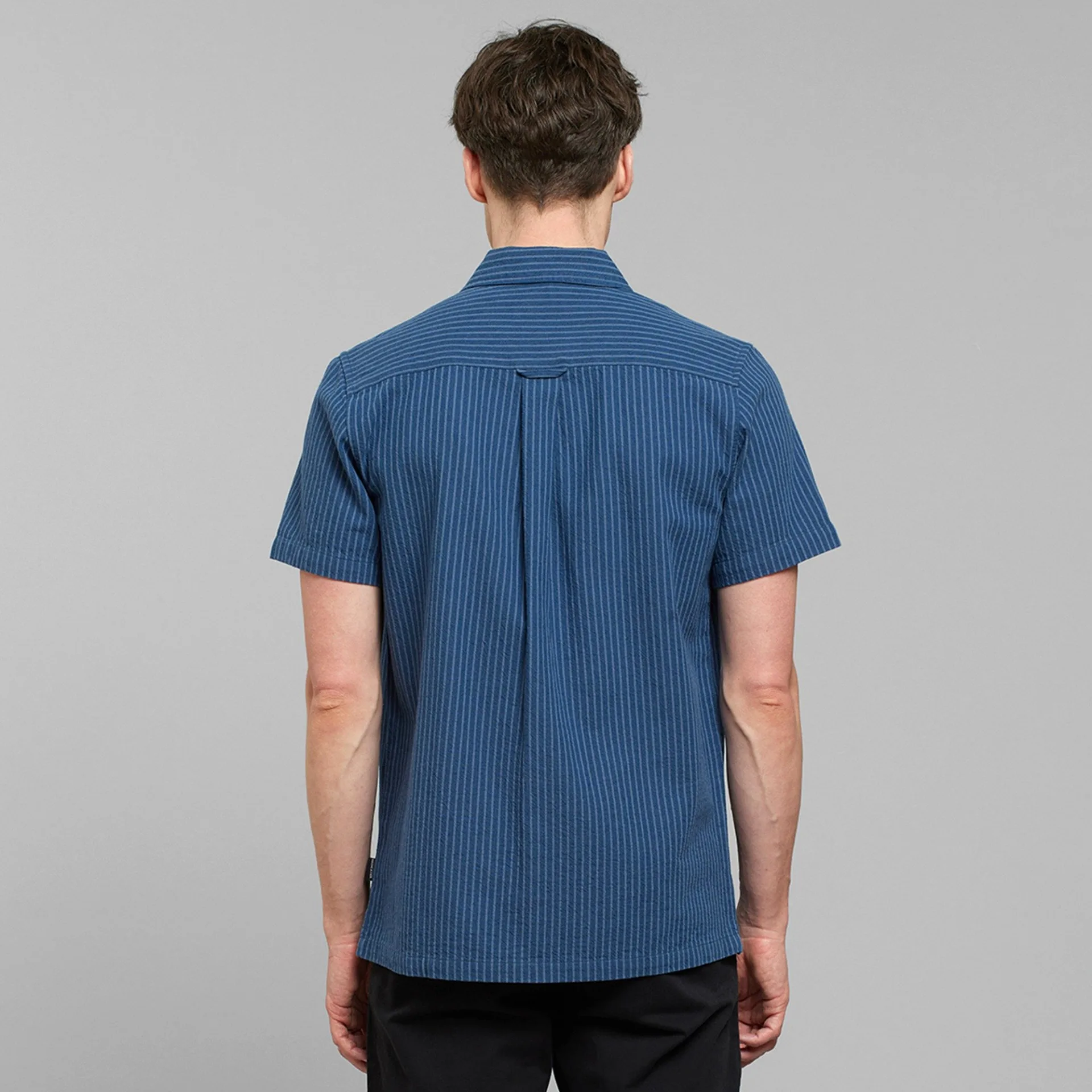 Shirt Brantevik Work Stripe Dark Blue