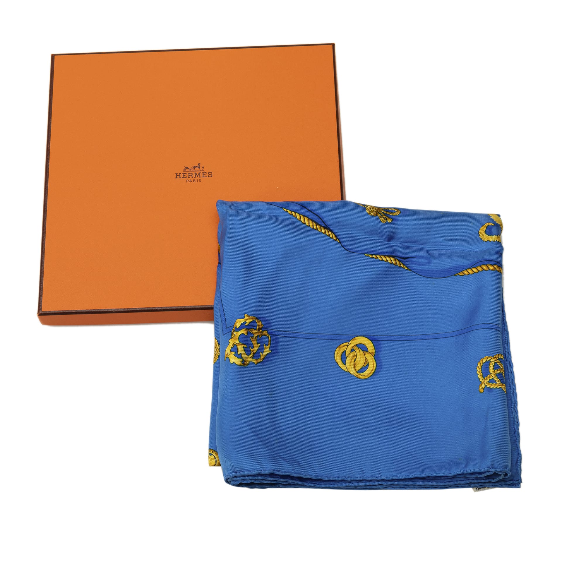 Hermes Clips Silk Scarf