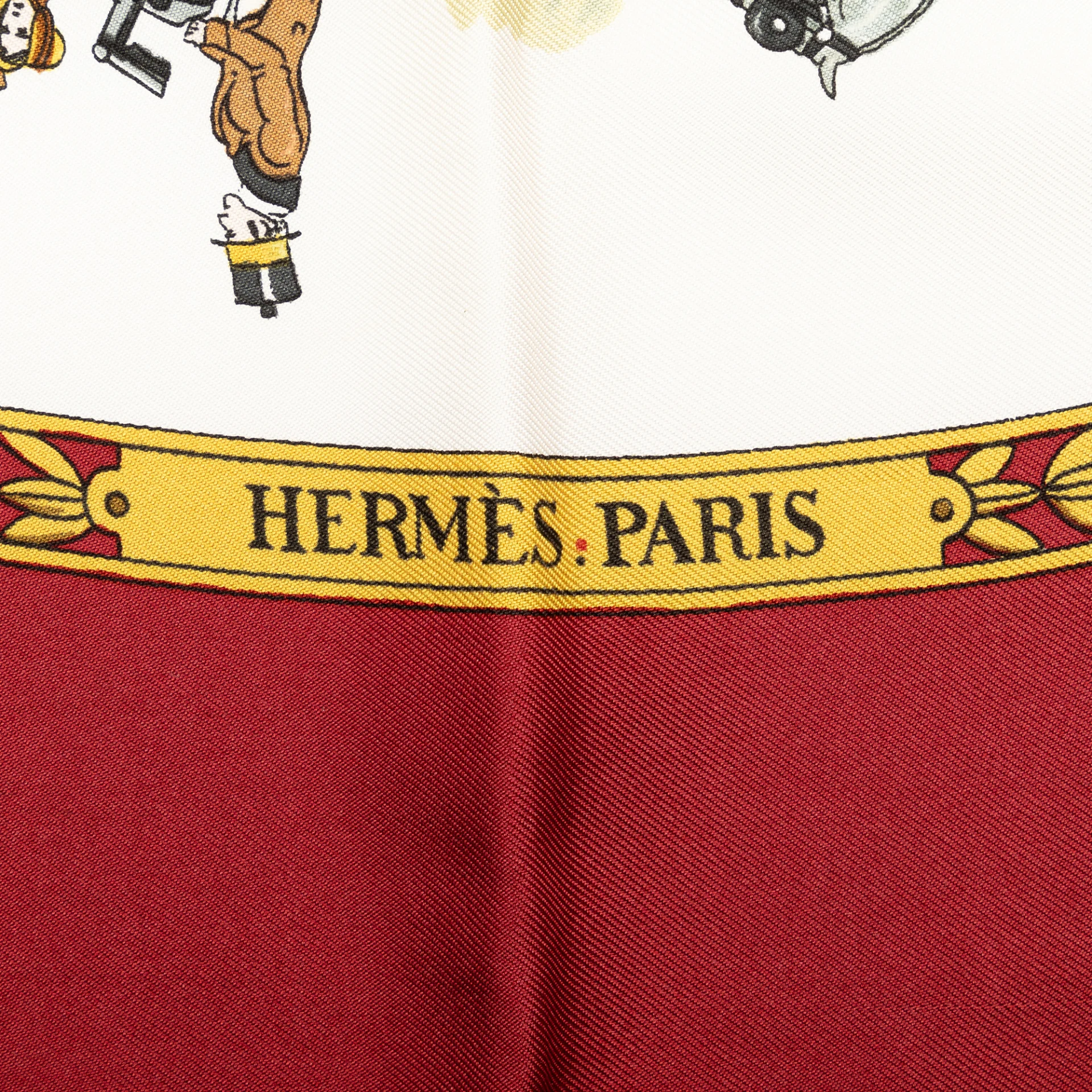 Hermès La Promenade De Longchamps Silk Scarf