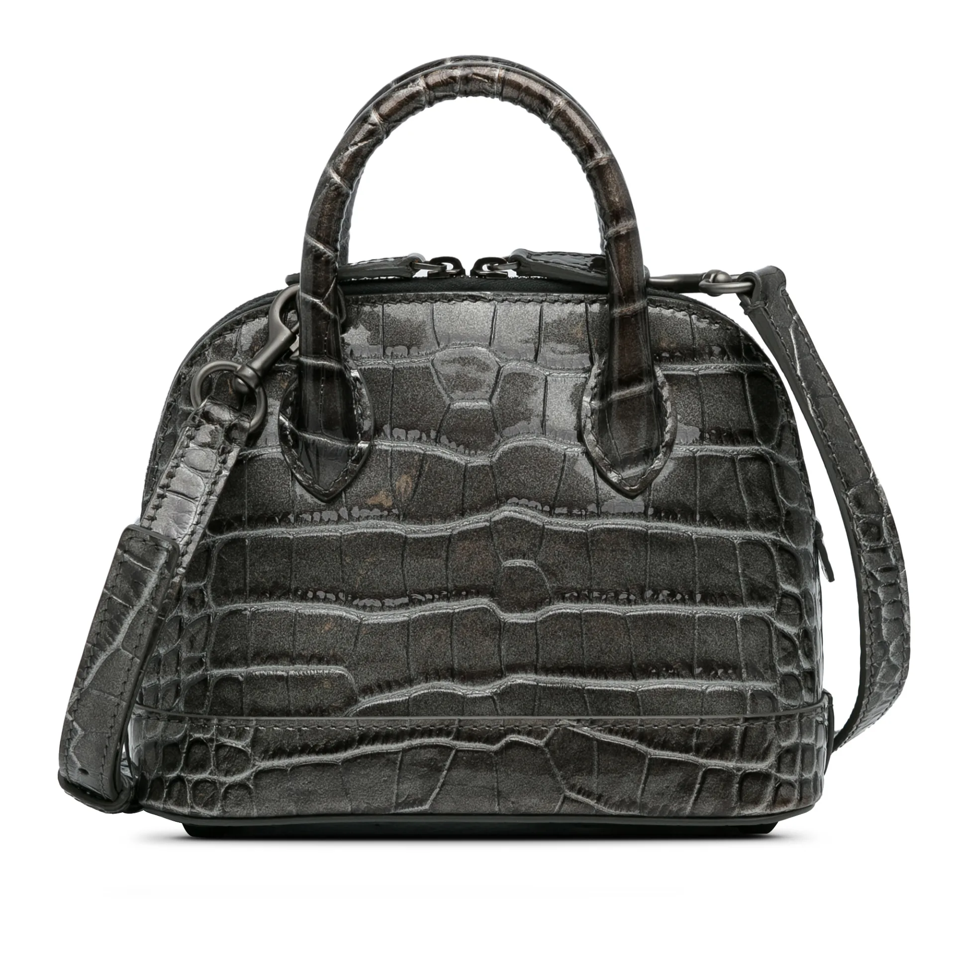 Balenciaga Xs Embossed Ville Satchel