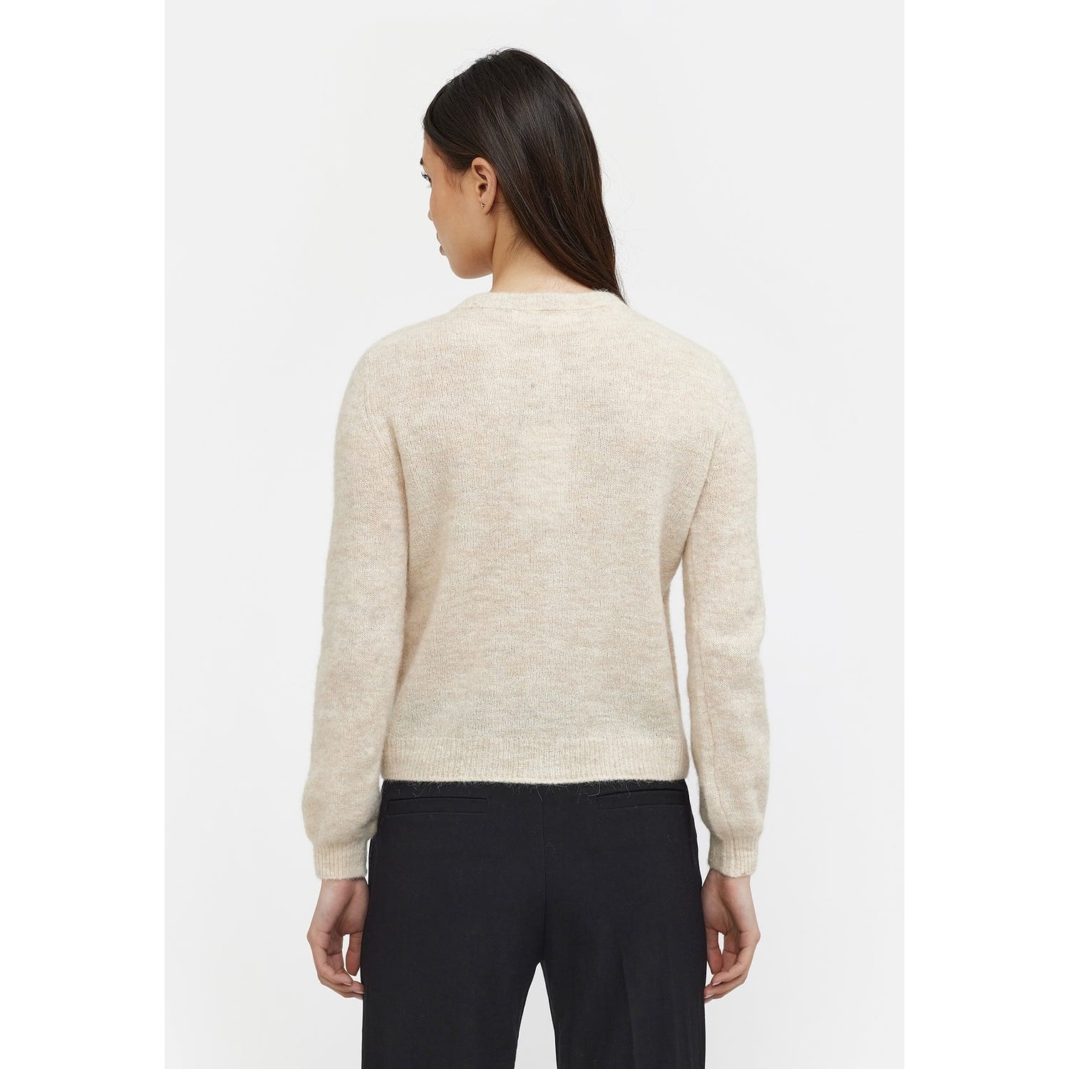 Srallison O-neck Cardigan Knit