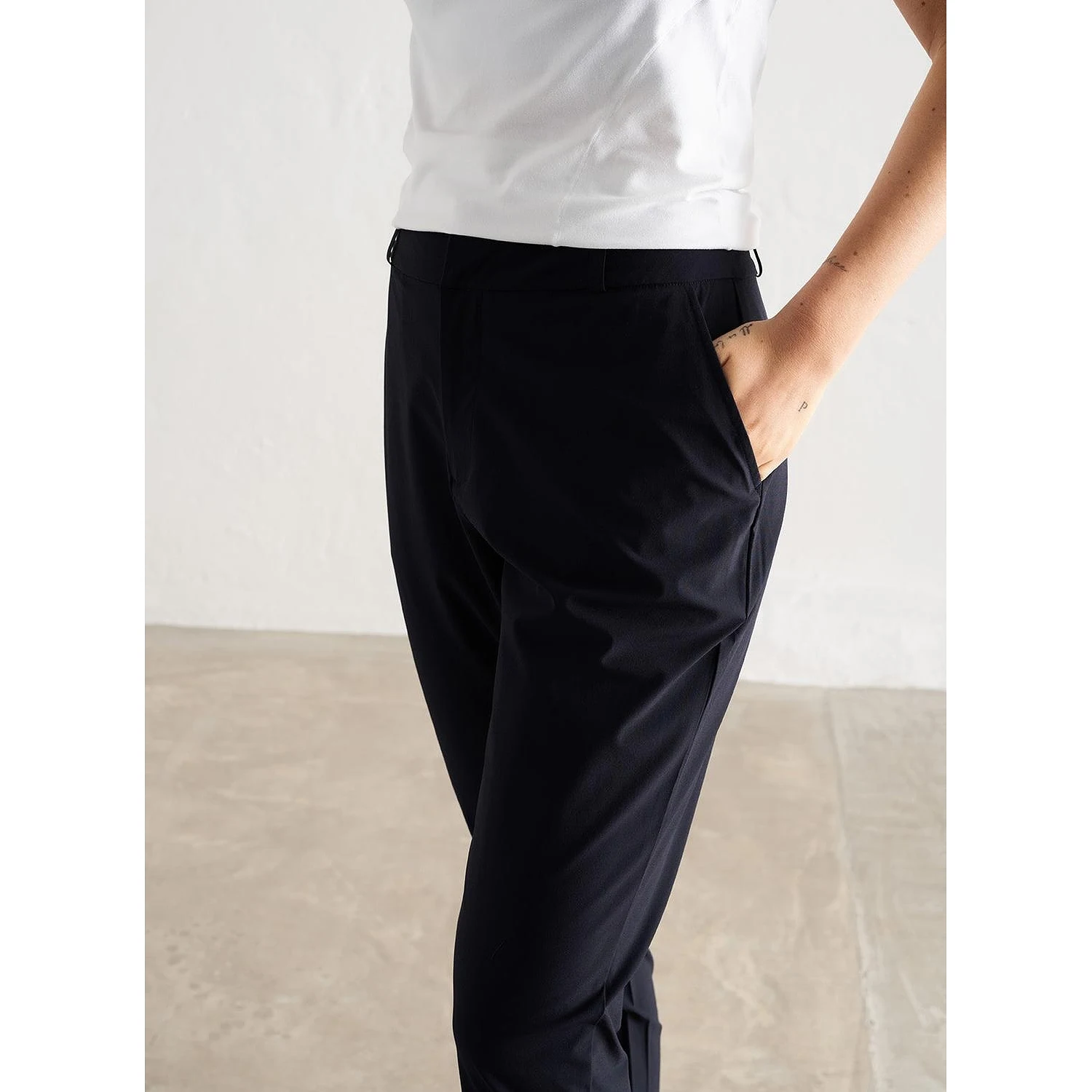 Navy Tech Pants