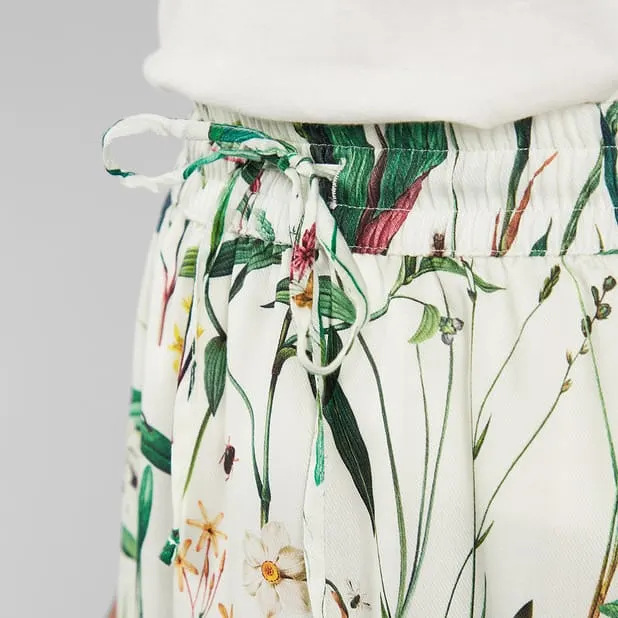 Skirt Klippan Flower Field Off-white