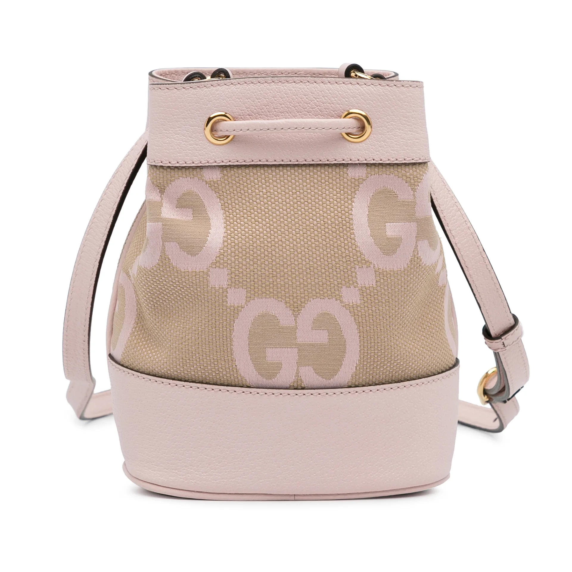 Gucci Mini Jumbo Gg Canvas Ophidia Bucket Bag