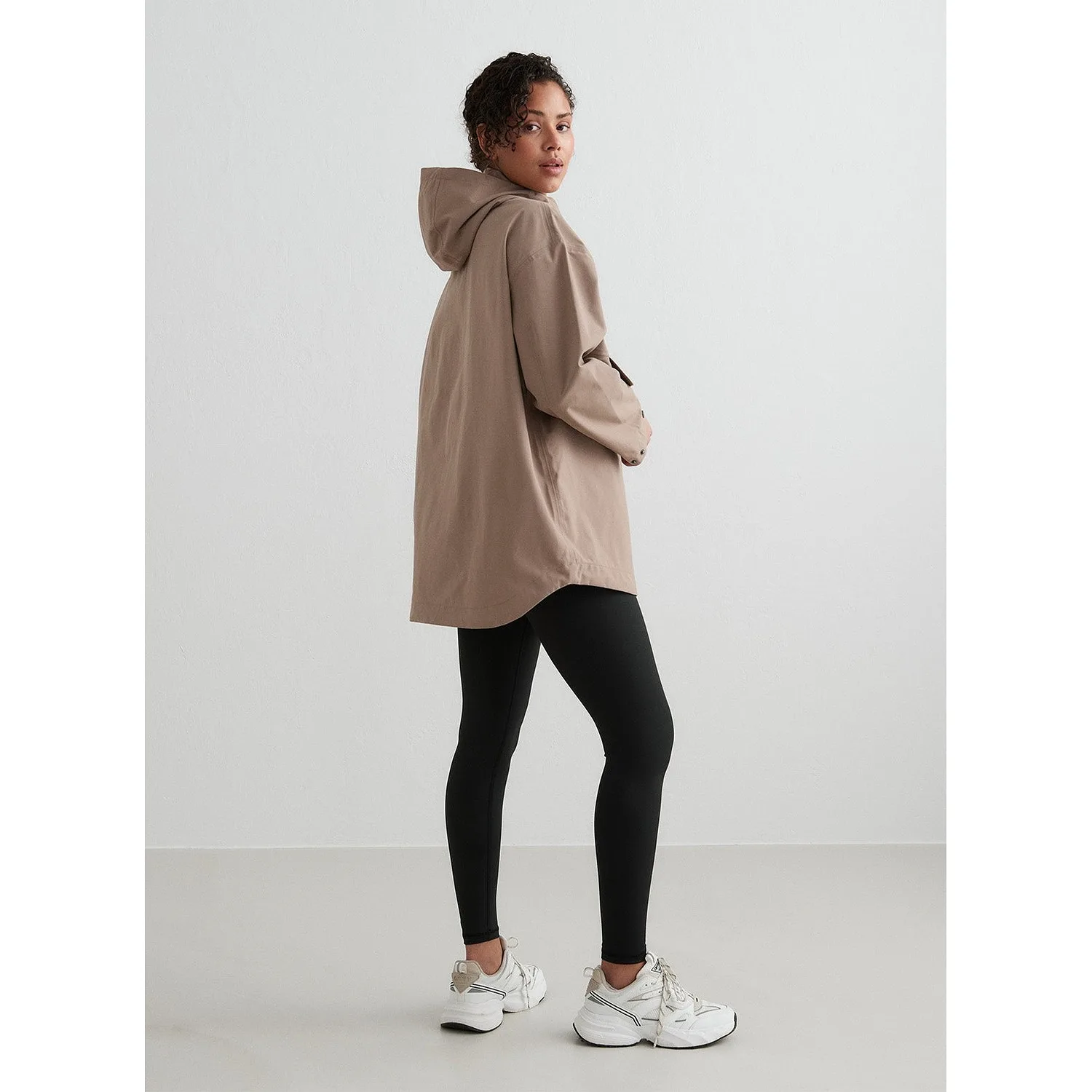 Espresso Waterproof Oversized Anorak