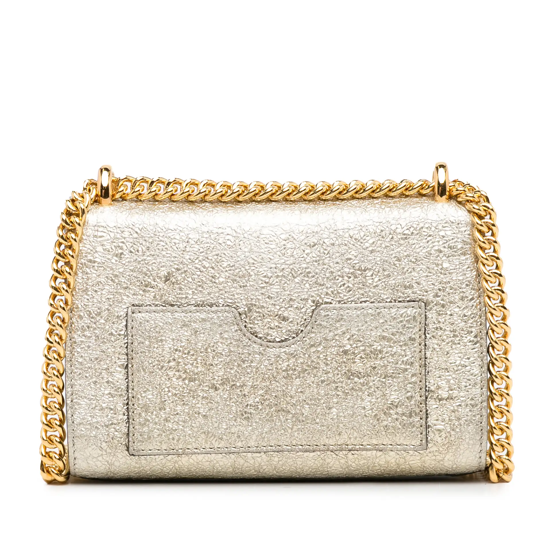 Gucci Small Metallic Padlock Crossbody