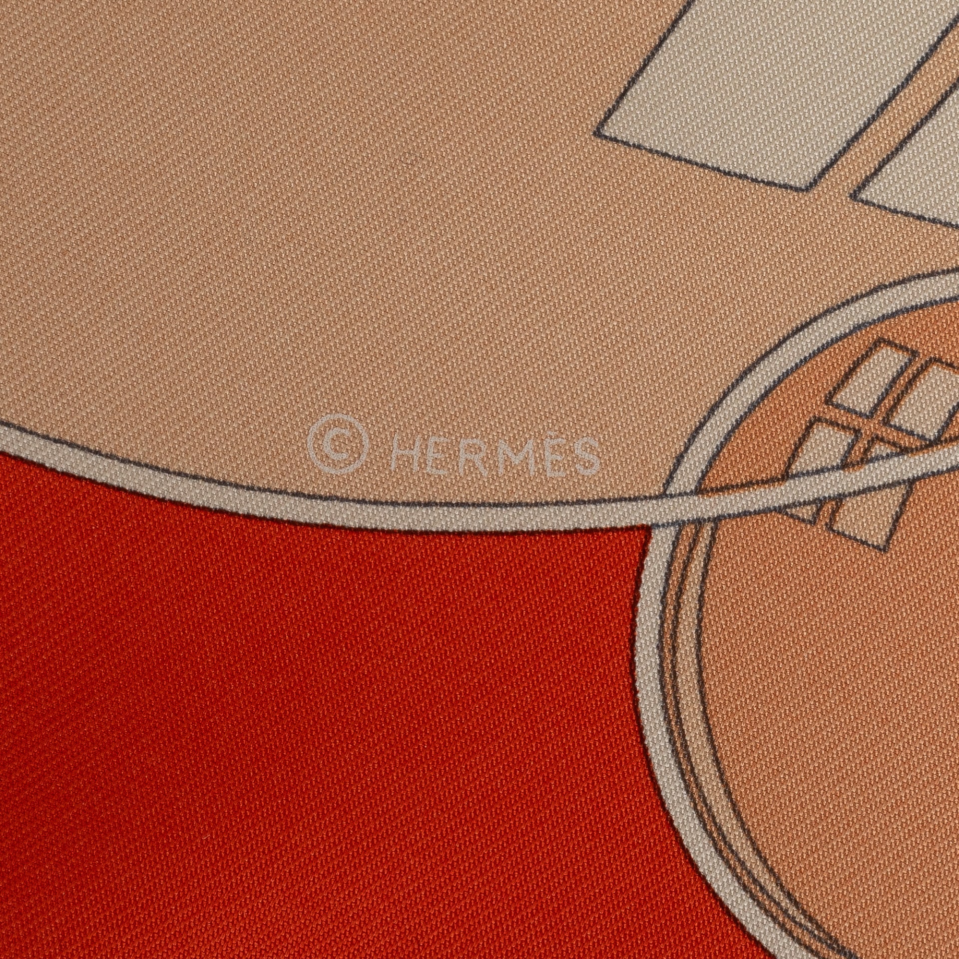 Hermes Le Bal Des Bulles Silk Scarf