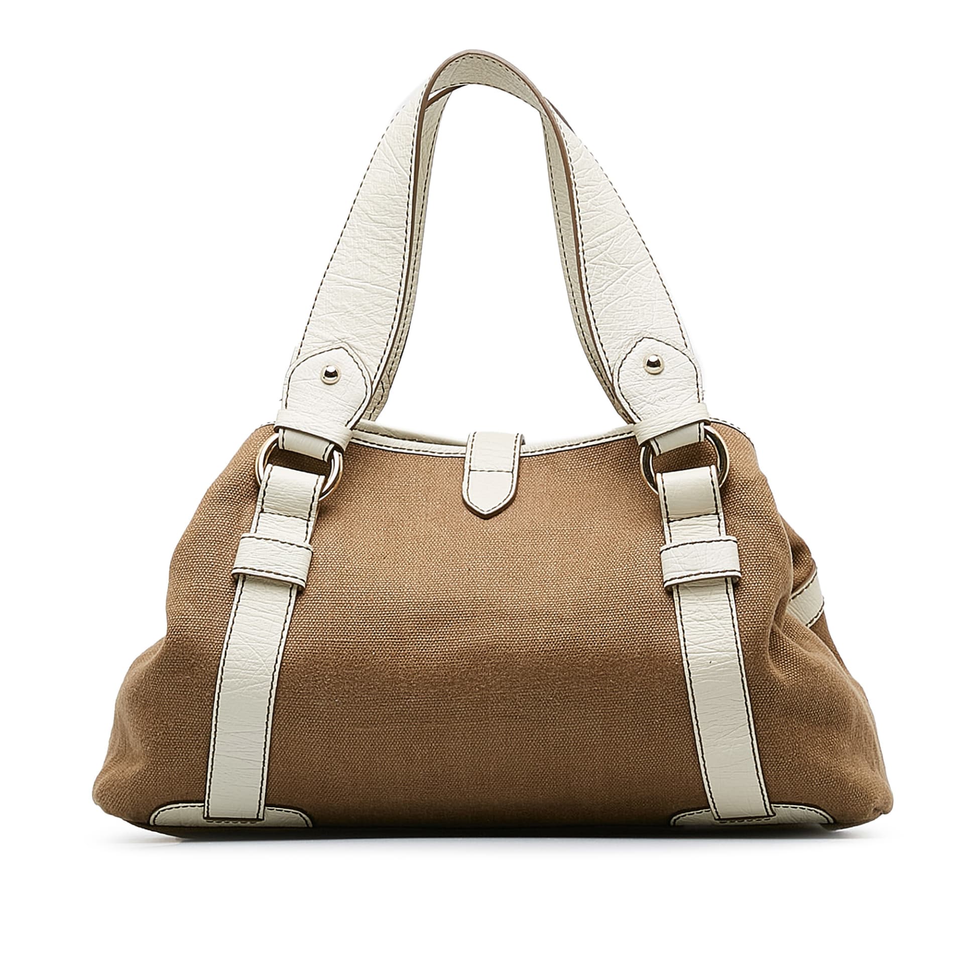 Celine Canvas Boogie Handbag