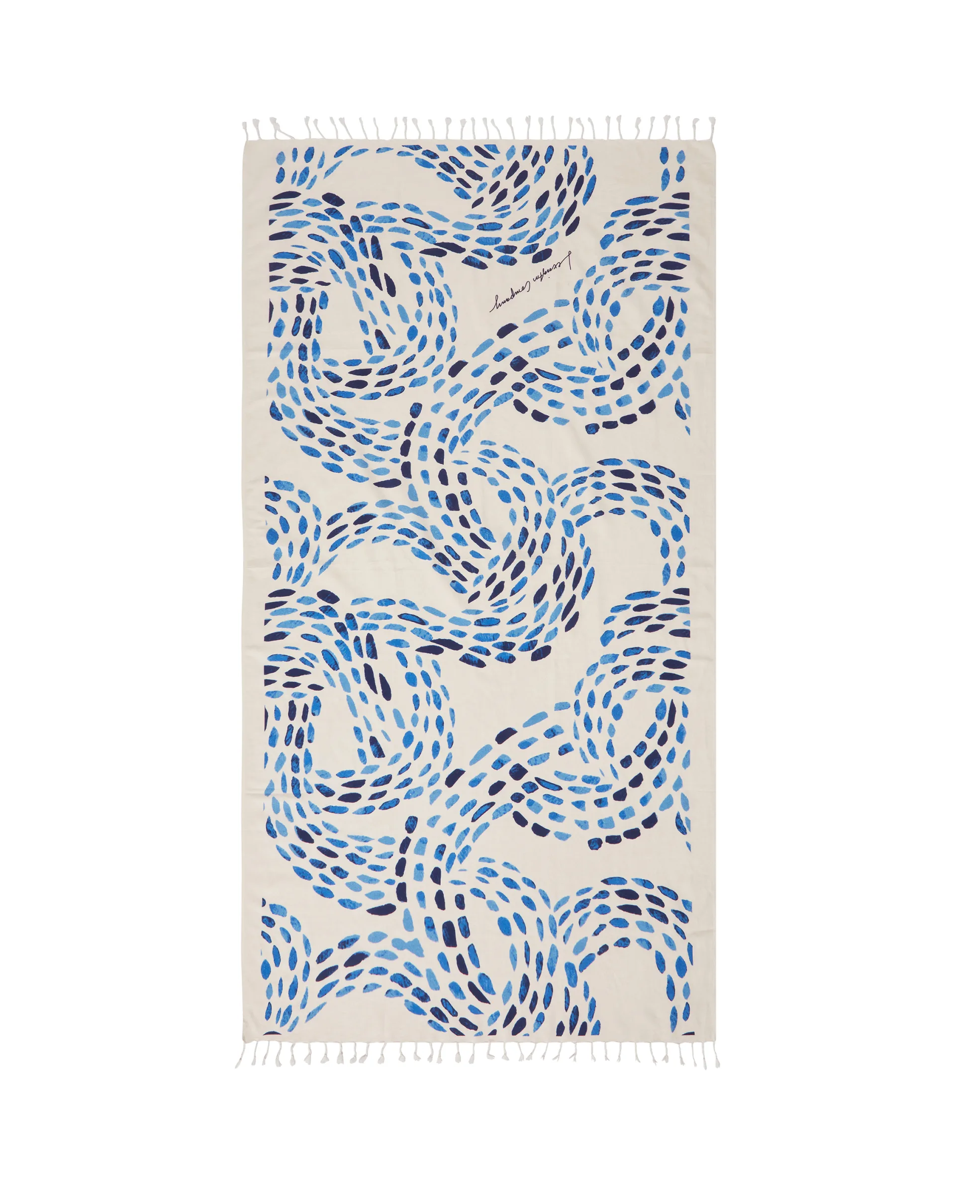 Marion Organic Cotton Printed Beach Scarf