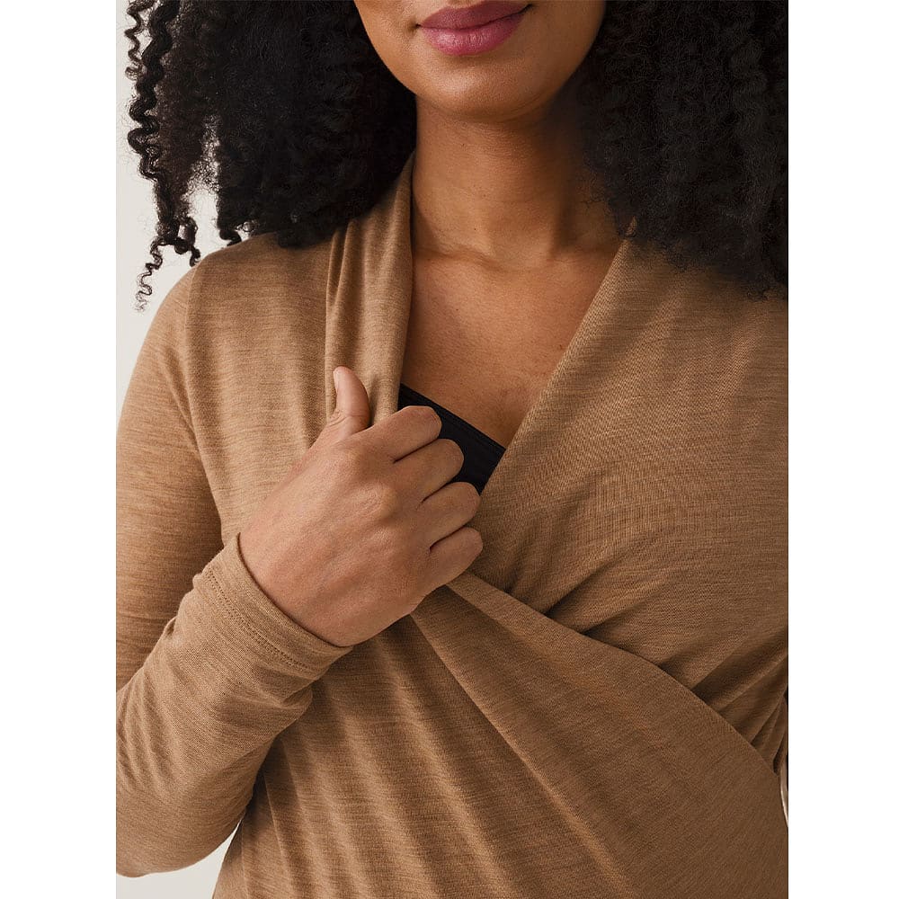 Merino Wrap Top