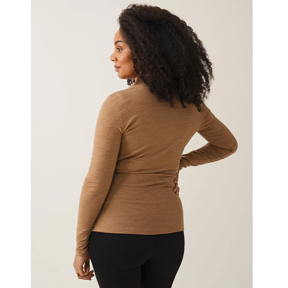 Merino Wrap Top