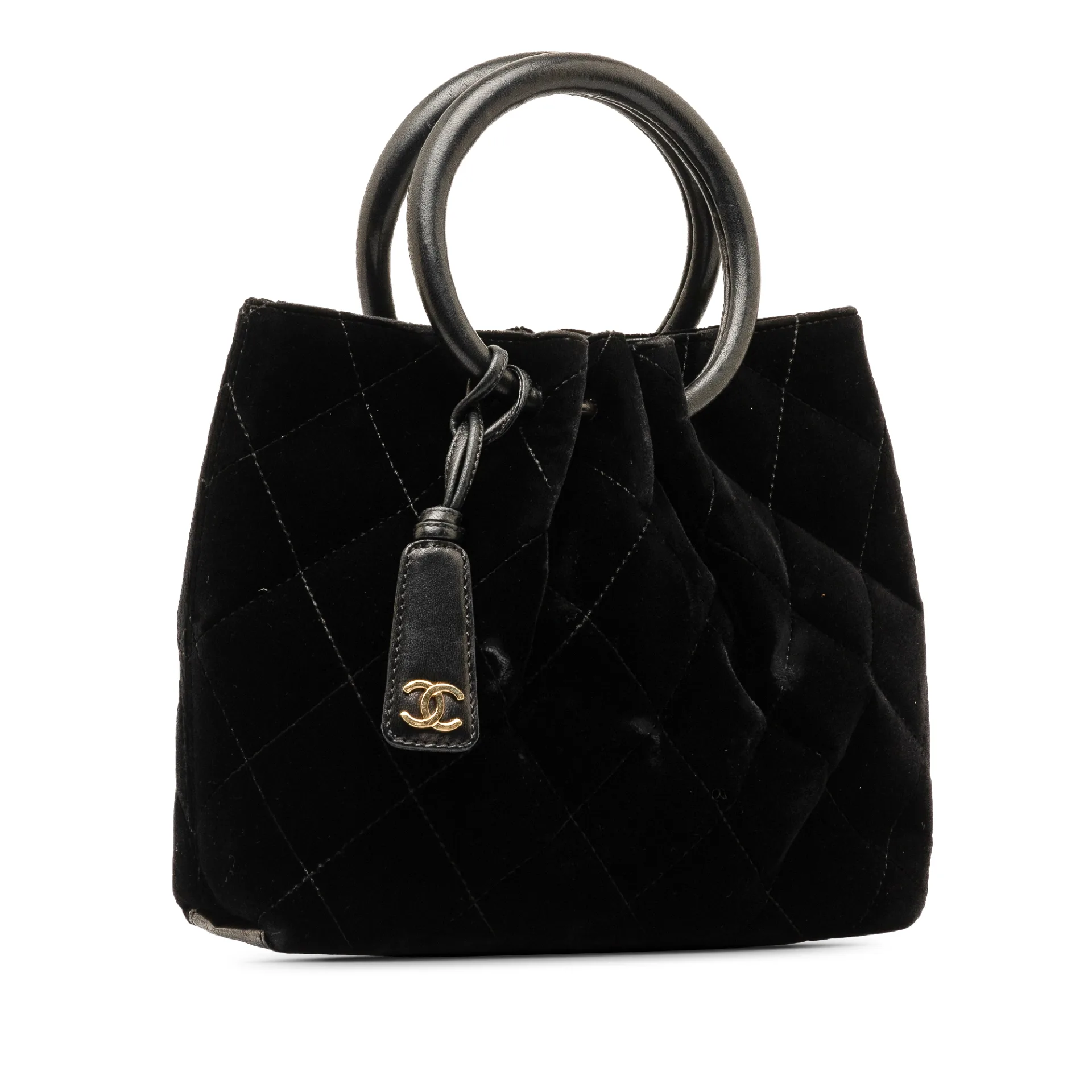 Chanel Velvet Ring Handle Bag