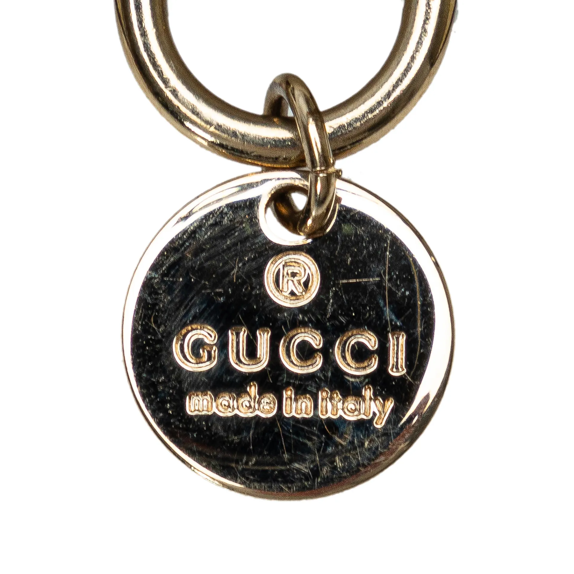 Gucci Gg Supreme Bird Key Chain