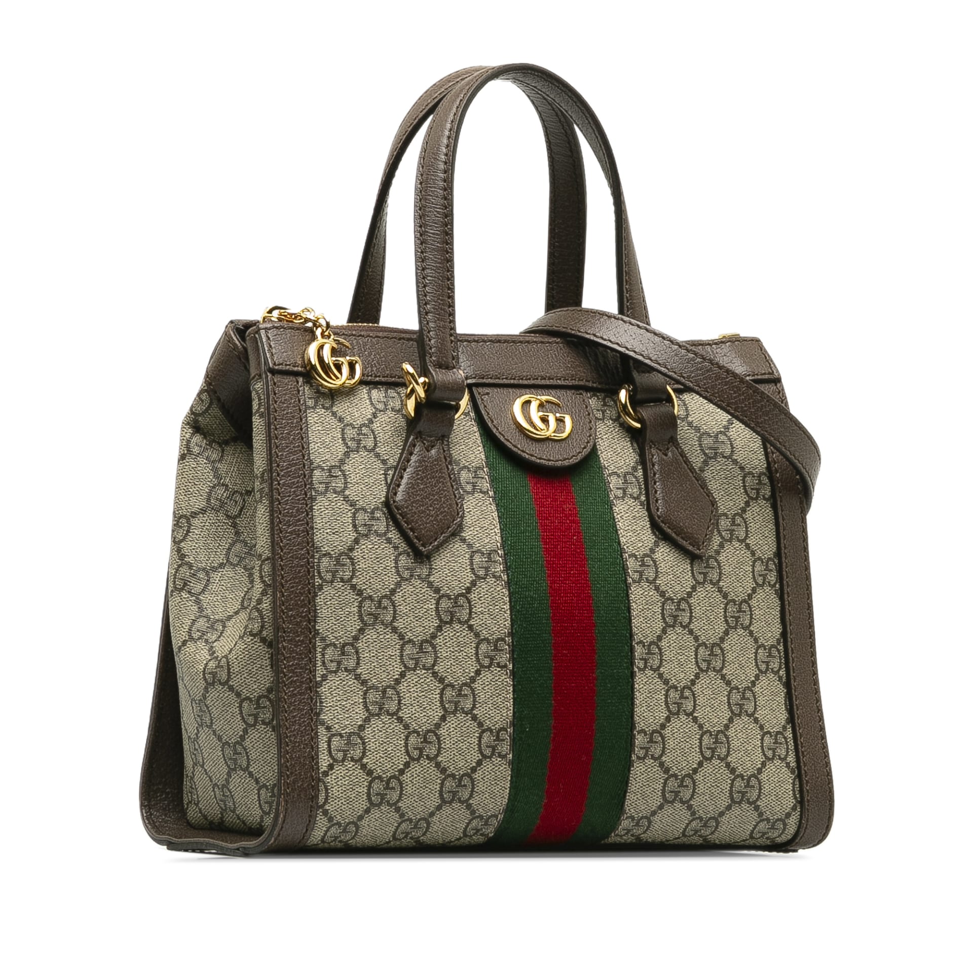 Gucci Small Gg Supreme Ophidia Satchel